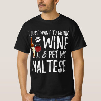 T-shirt Mère amoureux des chiens maltaise pour chien de vi