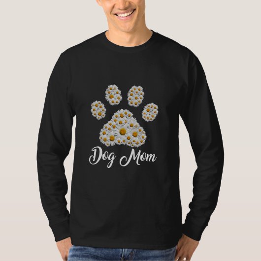 T-shirt Mère Art Meilleur Chien Maman Jour d'anniversaire (Devant)