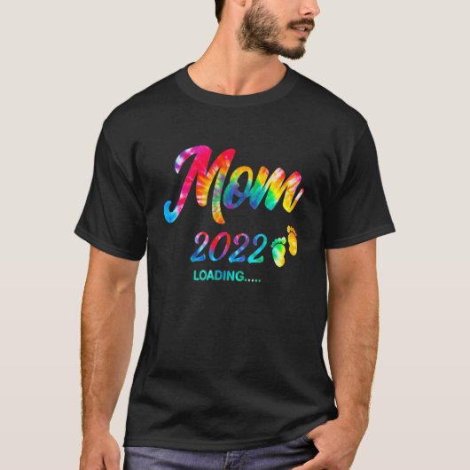 T-shirt Mère attenante 2022 chargement mère Grossesse Preg (Devant)