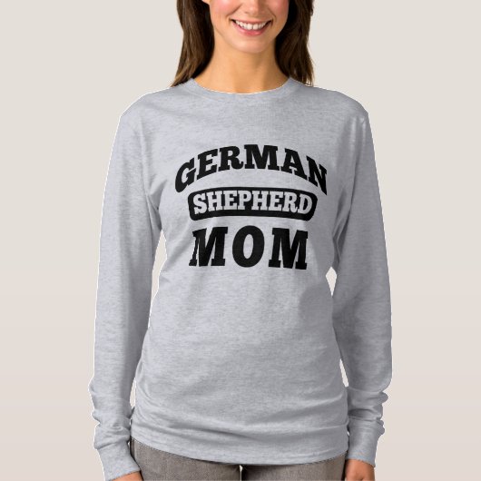 T-shirt Mère berger allemande (Devant)
