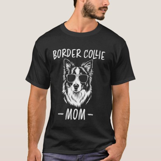 T-shirt Mère Border Collie Drôle Border Collie (Devant)