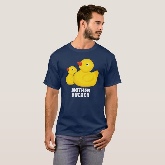 T-shirt Mère Canard en caoutchouc (Devant entier)