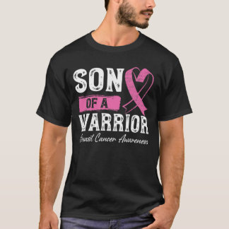 T-shirt Mère Cancer Du Sein Lutter Contre Le Fils D'Un Wa