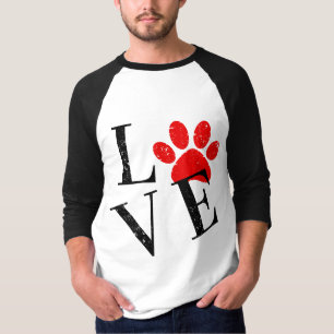 T-Shirt MÈRE CHIEN AMOUR TENDANCE PATTE