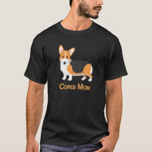T-shirt Mère chienne tricolore rouge Pembroke Welsh Corgi