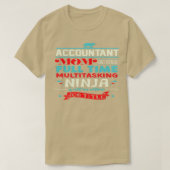 T-shirt Mère comptable Multitask Ninja (Design devant)