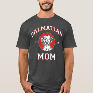 T-shirt Mère dalmatienne chien maman petit ami vintage
