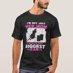 T-shirt Mère De Barrel Racer Maman Plus Gros Ventilateur H