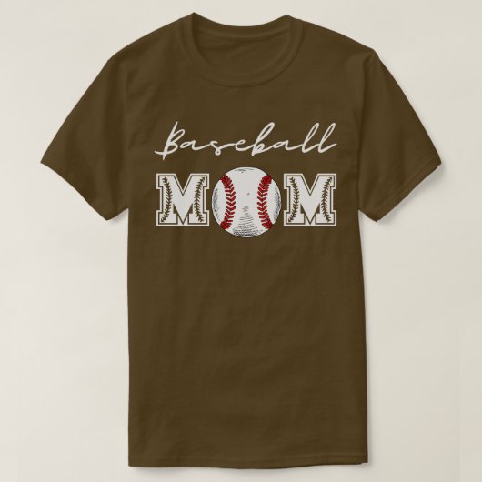 T-shirt Mère de baseball 20 (Design devant)