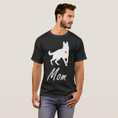 T-shirt Mère de berger allemand Maman (Devant entier)