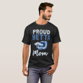 T-shirt Mère de Betta fière - Cadeau pour amateur de Comba (Devant entier)