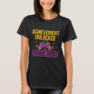 T-shirt Mère de bonus débloquée Jeux vidéo Belle-mère Amou