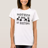 T-shirt Mère de Boston Terriers drôle (Devant)