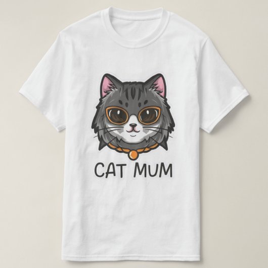 T-shirt mère de chat (Design devant)