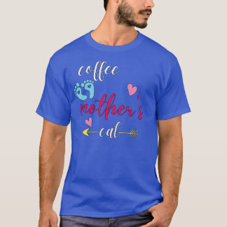 T-shirt Mère de chat Amateur de café 145