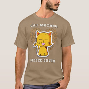 T-shirt Mère de chat amateur de café 221