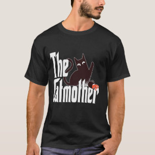 T-shirt Mère de chat drôle Catmère Chat noir maman Evil