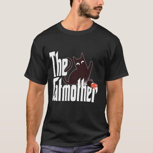 T-shirt Mère de chat drôle Catmère Chat noir maman Evil (Devant)