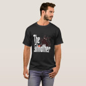 T-shirt Mère de chat drôle Catmère Chat noir maman Evil (Devant entier)