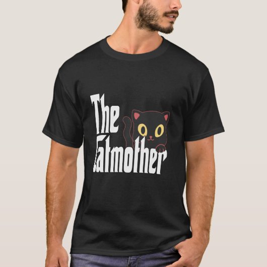 T-shirt Mère de chat drôle Catmère Mère de minou Maman cha (Devant)