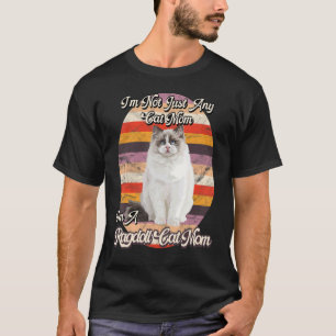 T-shirt Mère de chat Ragdoll Éleveurs de chatons Propriéta