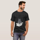 T-shirt Mère de chat smoking Mignonne (Devant entier)