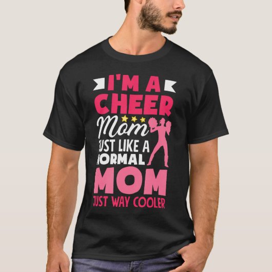 T-shirt Mère de Cheerleading Drôle de Cheer (Devant)
