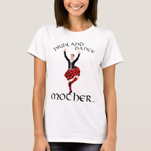 T-shirt Mère de danse Highland (Devant)