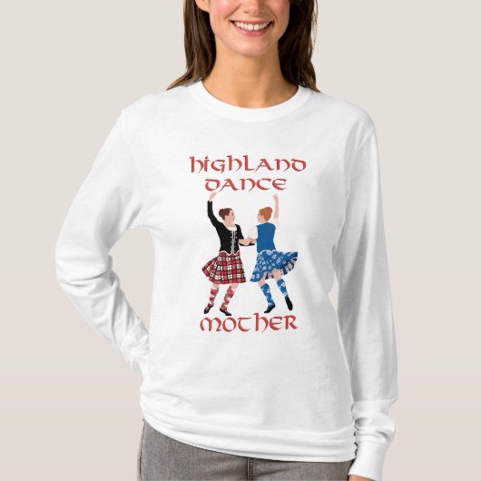 T-shirt Mère de danse highland écossaise (Devant)