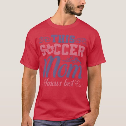 T-shirt Mère de football ami (Devant)