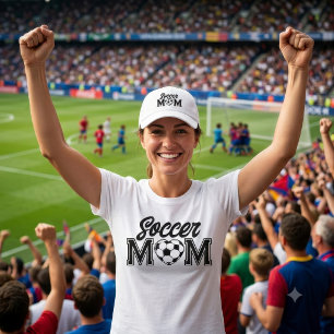T-shirt Mère de footballeur personnalisée Cœurs Football G