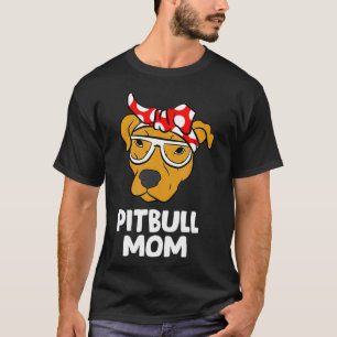 T-shirt Mère de Funny Pitbull