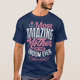 T-shirt Mère de la chambre Groom MOG Grooms Mère Mariage T