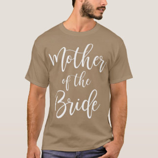 T-shirt Mère De La Femme Mariage Maman