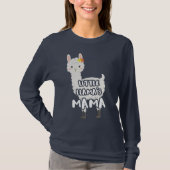 T-shirt Mère de la fille de la petite lamas (Devant)