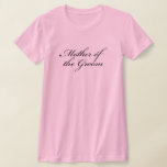 T-shirt Mère de la Groom Calligraphie Mariage classique<br><div class="desc">Mother of the groom design a un motif de script de calligraphie,  fait partie de la collection mariage classique et est disponible dans plus de styles.</div>