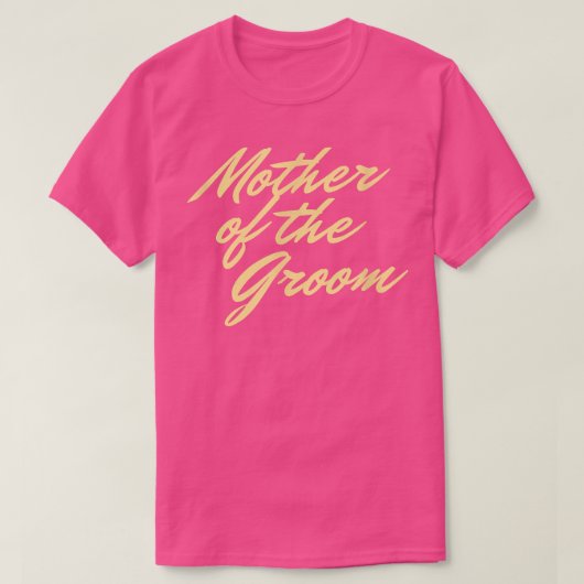 T-shirt Mère de la Groom Jolie fête nuptiale (Design devant)