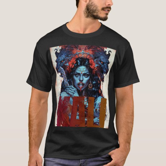 T-shirt Mère de la libération Kali (Devant)