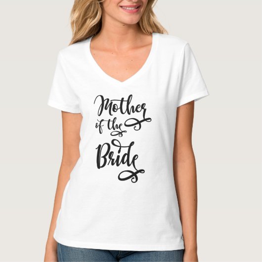 T-shirt Mère de la mariée (Devant)