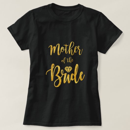 T-shirt Mère de la mariée (Design devant)
