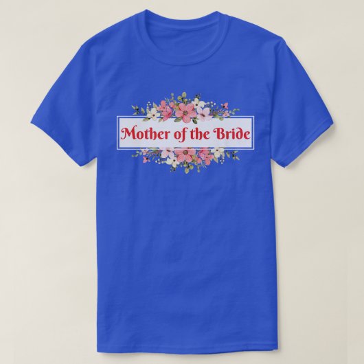 T-shirt Mère de la mariée (Design devant)