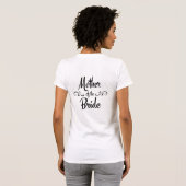 T-shirt Mère de la mariée - Dîner de répétition amusant (Dos entier)