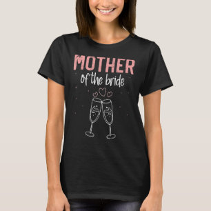 T-shirt Mère De La Mariée Enterrement De Vie De Jeune Fill