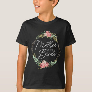 T-shirt Mère De La Mariée Fleurs Mariée Et Mariage De Sall