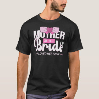 T-shirt Mère de la mariée maman pour mariage ou enterremen