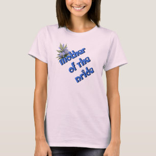 T-shirt Mère De La Mariée Mignonne Mariage Fête De Mariage