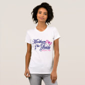 T-shirt Mère de la mariée / papillon (Devant entier)