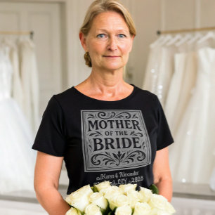 T-shirt Mère de la mariée Romantique Mariage répétition