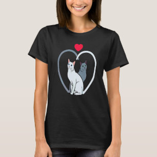 T-shirt Mère de la Saint-Valentin Chat Mignon Chaton Anima