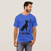 T-shirt Mère de Malinois rétro (Devant entier)
